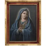 Virgen Dolorosa, MÉXICO, SIGLO XIX, Óleo sobre tela