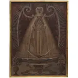 Virgen del Prado, ESPAÑA, SIGLO XVIII, Óleo sobre tela