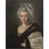 Retrato de Dama, FRANCIA, SIGLO XVIII, Óleo sobre tela