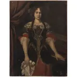 Retrato de Dama, EUROPA, SIGLO XIX, Óleo sobre tela