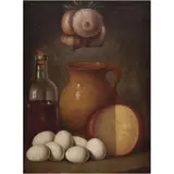 Bodegón, MÉXICO, CA., 1900, Óleo sobre tela