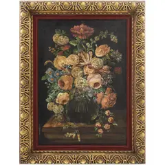 MÉXICO, SIGLO XX by Bouquet de Flores, Óleo sobre tela, sold Aug 2024