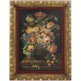 Bouquet de Flores, MÉXICO, SIGLO XX, Óleo sobre tela