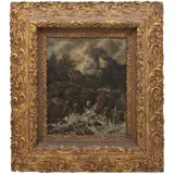 Paisaje Con Rocas, SIGLO XX, Óleo sobre tela