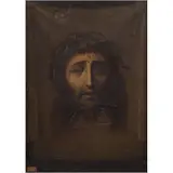 Divino Rostro, MÉXICO, SIGLO XVIII, Óleo sobre tela