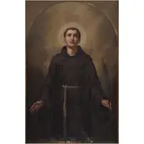 SAN FELIPE DE JESÚS by José María Ibarrarán y Ponce, Óleo sobre tela, offered Aug 2024