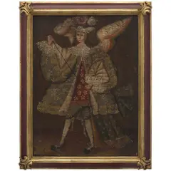 Arcángel Arcabucero, PERÚ, SIGLO XVIII, Óleo sobre tela