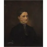 Ferdinand Danton Jr., RETRATO DE DAMA, Óleo sobre tela
