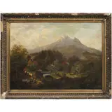 PAISAJE CAMPESTRE by Johann Nepomuk Schödlberger, Óleo sobre tela, offered Aug 2024
