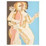 Arnold Belkin, Personajes, 1981, Serigrafía P / A