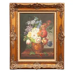 Copia de "Florero" de Joseph-Laurent Malaine by Anónimo, Óleo sobre tela, sold Aug 2024