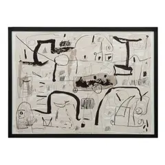 Rubén Leyva, La cena del Maguayo, 1994, Serigrafía 16/100