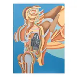 Arnold Belkin, Hombre máquina, 1981, Serigrafía P. A