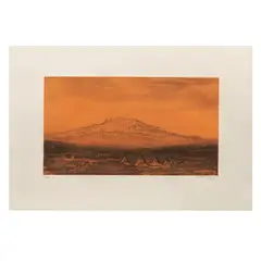 Luis Nishizawa, Iztaccíhuatl, 1992, Serigrafía 68 / 75