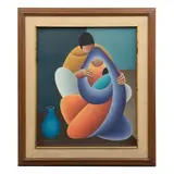 Victor Manuel Cancino, Familia, Óleo sobre tela
