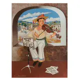 Alejandro Camarena, Violinista, Serigrafía 43 / 150