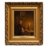 Pieter Geerard Sjamaar, Violinista, Óleo sobre tabla