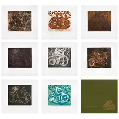 Bicicletas by Gilberto Aceves Navarro, Grabados sin número de tiraje, libro de artista, sold Aug 2024