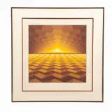 Jean-pierre Vasarely "yvaral", Untitled, Serigrafía 11 / 25 E. A