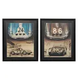 Poster decoratico de "Targa Florio 1962 Ferraro Scarlatti" y "Sebring 1963 Penske Pabst" by Enzo Naso, Impresión sobre papel, offered Aug 2024