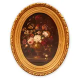 Anónimo, Bouquet, Óleo sobre tela