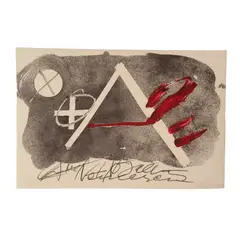 Antoni Tàpies, Untitled, Litografía H. C. V / XX