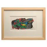 Suecia, de la serie Miró escultor by Joan Miró, 1975, Litografía sin número de tiraje, sold Jul 2024