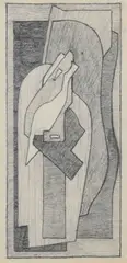 Mainie Jellet, Abstract, Pencil