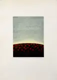 Mary Farl Powers, Checkered Landscape, Etching. Artists Proof 3 of 5.