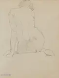Mary Swanzy, Nude, Pencil