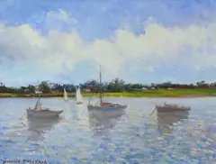 Lough Ree Yacht Club by Norman J. McCaig, Oil on Board, sold Jun 2026