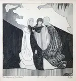 Patrick Pye, The Women At The Cross, Etching. Edition 17 of 18.