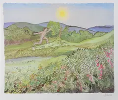 Pauline Bewick, Then I Awoke From My Dream, Lithograph. Edition 21 of 250.