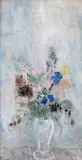 Peter Sluis, Still Life Flowers, Oil on Board