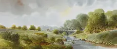 R.B. Higgins, Near Killymoon, Cookstown, Watercolour