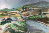 Rodney Howes, Rolling Hills, Chalk Pastel