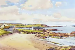 Sam Mclarnon, Antrim Coast, Watercolour