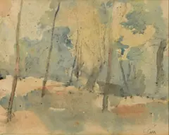 Tom Carr, Woodland, Watercolour
