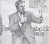 Tom Molloy, President Bush, Pencil Drawing