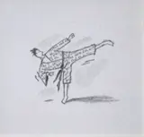 Tom Molloy, The Art of Corporate Self Defence, Pencil Drawing