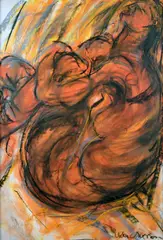 Vicky Olverson, Female Figure, Mixed Media