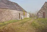 Wilfred Haughton, County Antrim Farmyard, Oil on Canvas