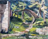 Anne King-Harman, Trees, Acrylic on Board
