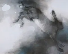 Cara Gordan, Hare, Oil on Canvas