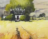 Chris Dearden, Rural Scene, Watercolour on Paper