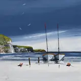 David Howes, Two Landings, Oil on Canvas