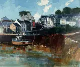 Dennis Orme Shaw, Looking Towards Roundstone Harbour, Oil on Canvas