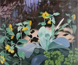Eric Patton, Sunflowers and Shadow, Oil on Canvas