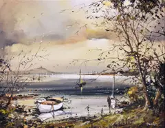 Fran Fit, Strangford Lough, Oil on Canvas