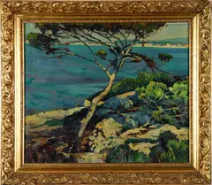 Joaquin Ranero Gascon, Mallorca Landscape, Oil on Board